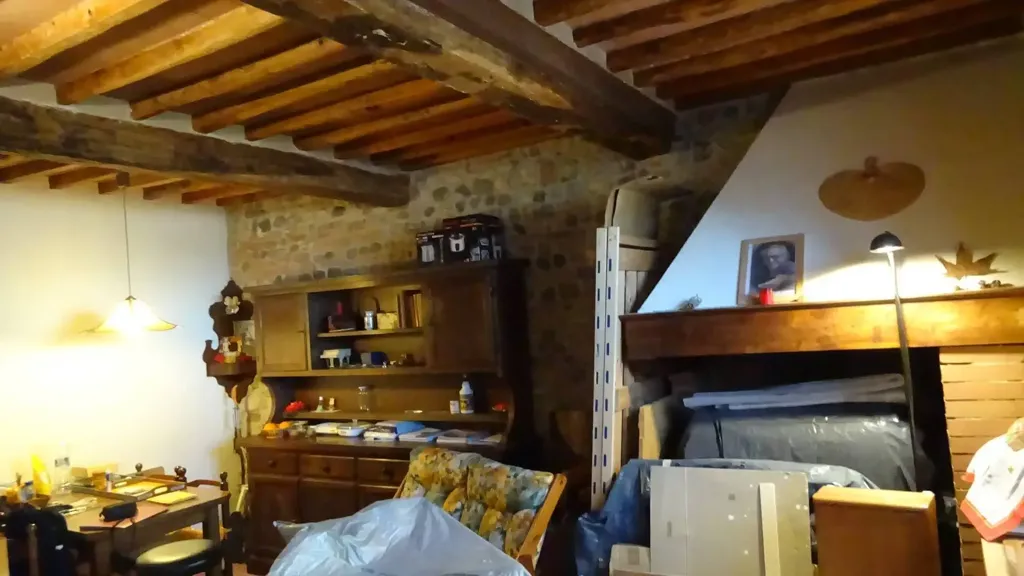 Salle à manger - Rustic Apartment with Caminetto in Montespertoli