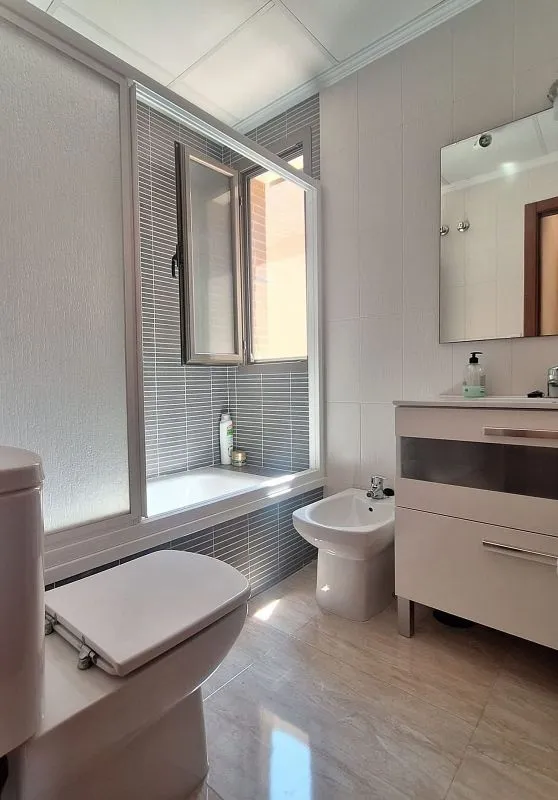 Salles de bain - Terraced Chalet with Pool in Punta Umbría