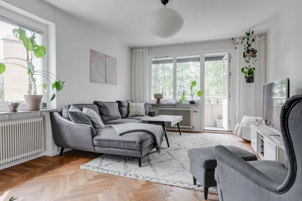 Séjour - Apartment with Balcony in Tullen, Borås