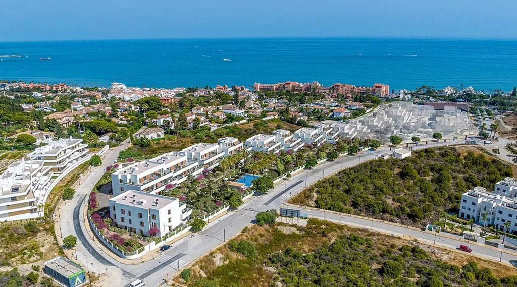 Vue aérienne - Luxury Penthouse with Sea View in Estepona