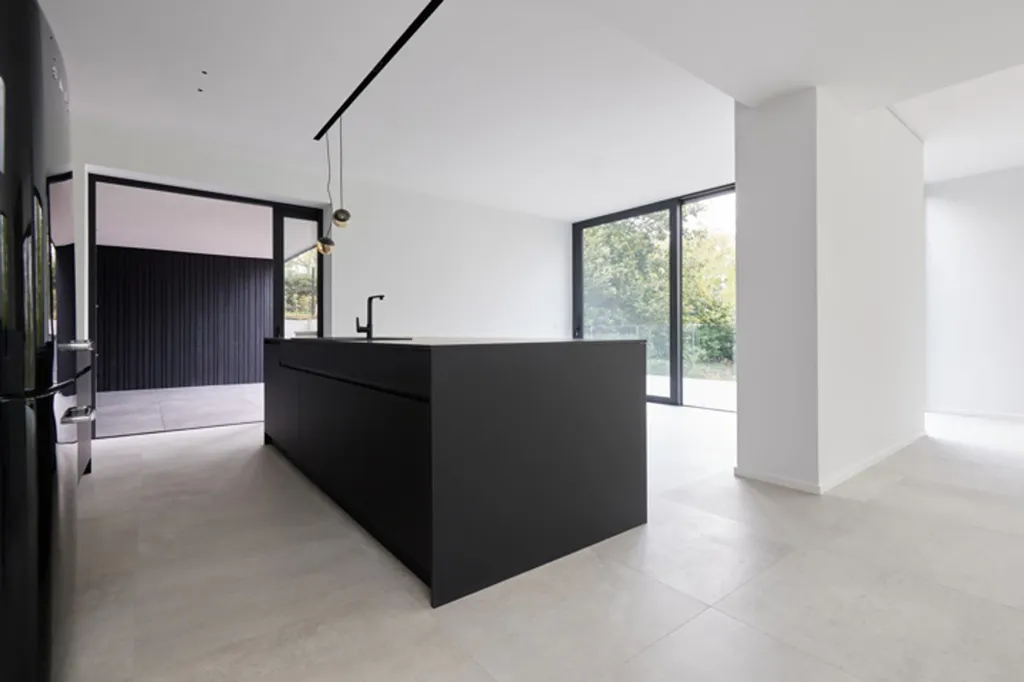 Cuisine - Villa Moderne avec Terrasse de 60 m² à La Hulpe