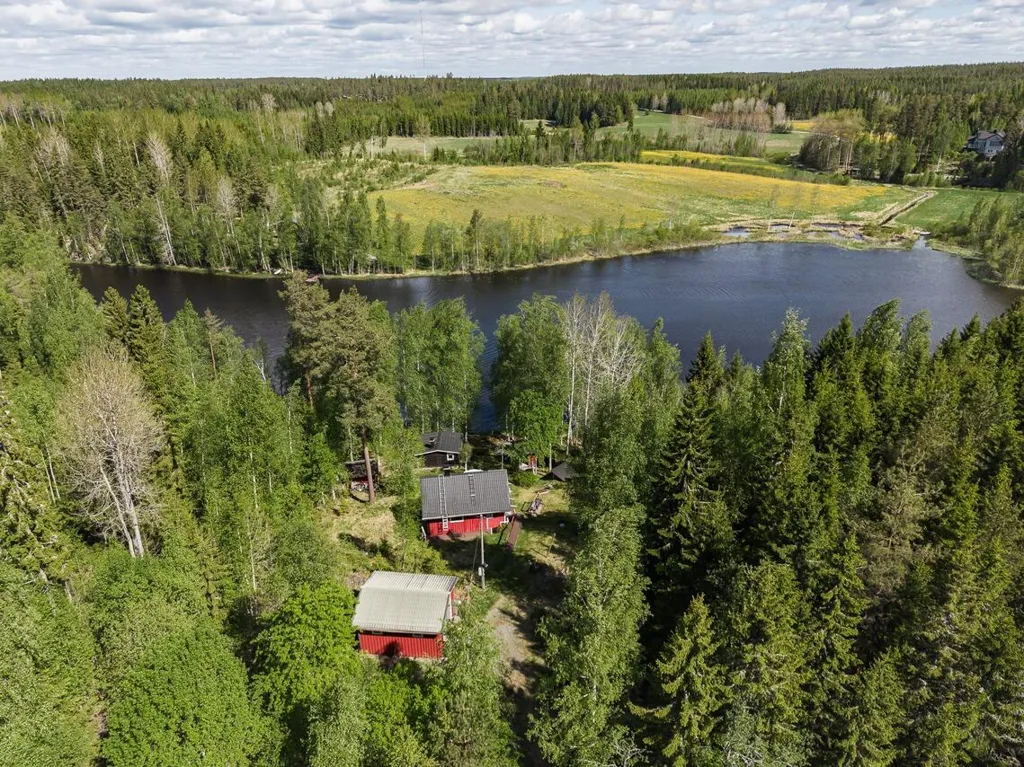 Vue aérienne - Lakefront Cottage with Sauna in Ikaalinen