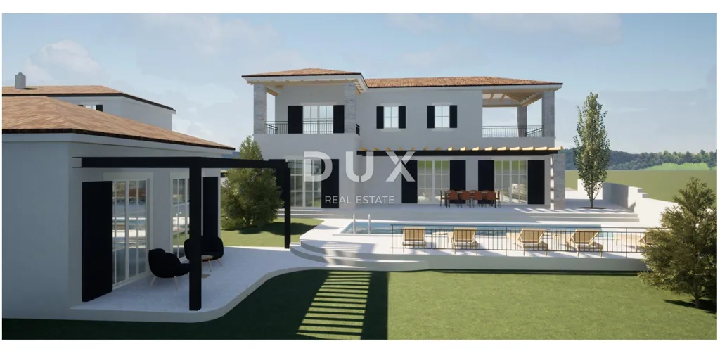 Plot with Modern House Design in Višnjan, Istra
