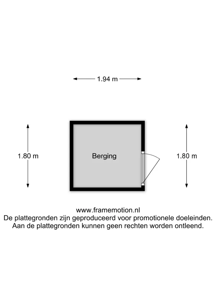 Plaan - 3-toaline korter asukohas Rotterdam