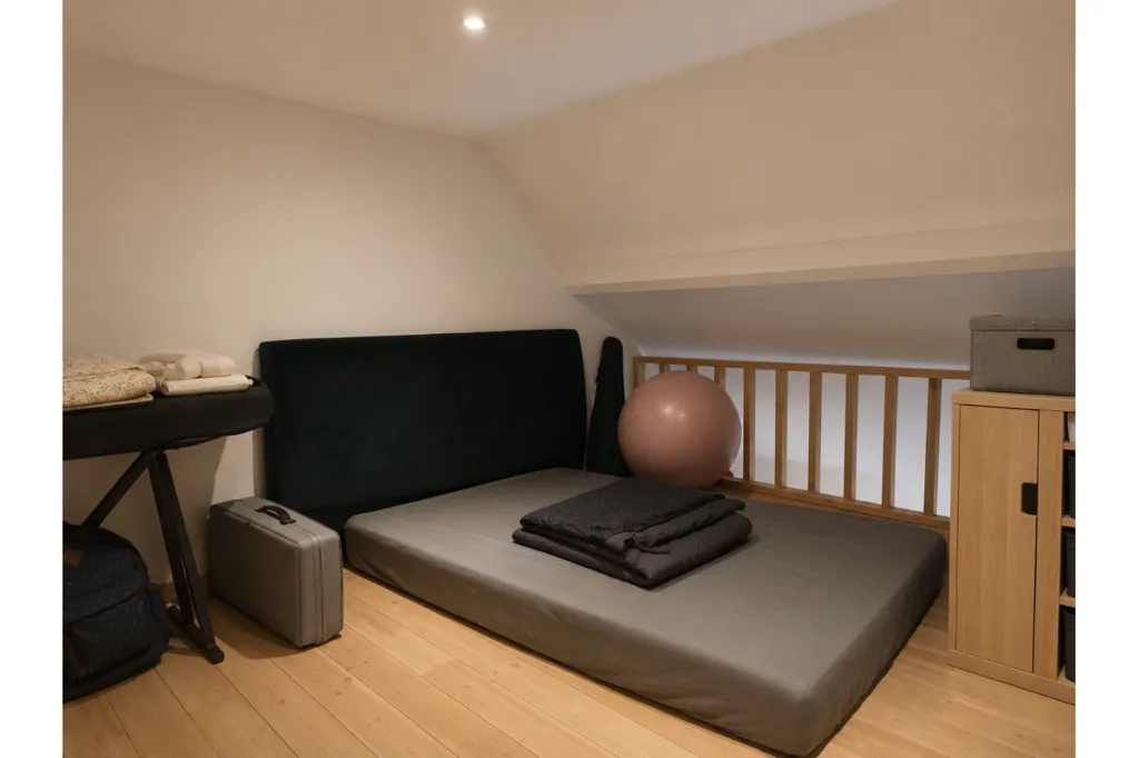 Bedrooms - Charming House with Terrace in Falaën