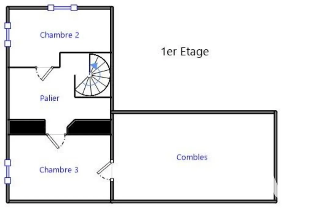 Plan - Maison 4 pièces à Escorpain