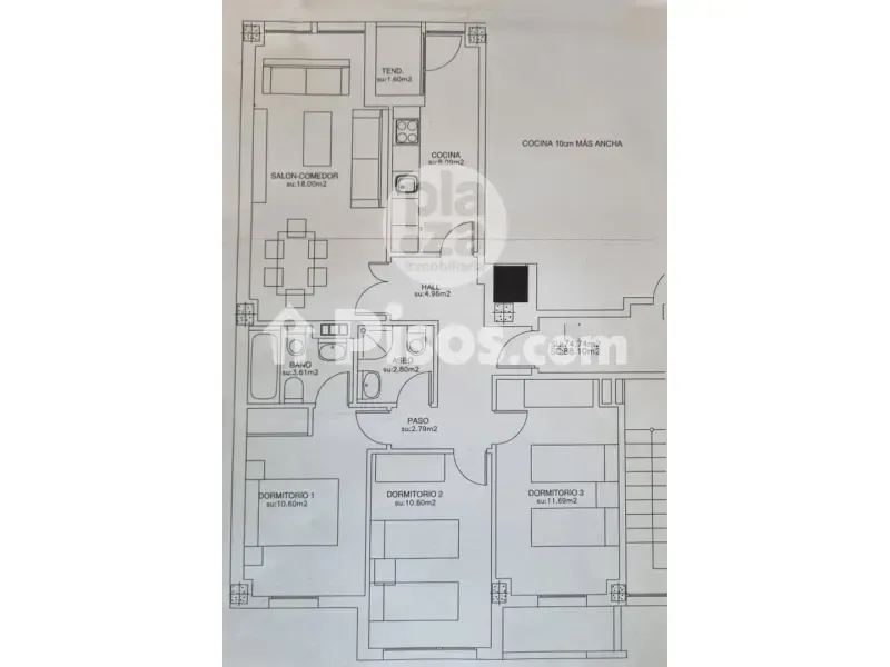 Plan - Apartment with Terrace in Burgos
