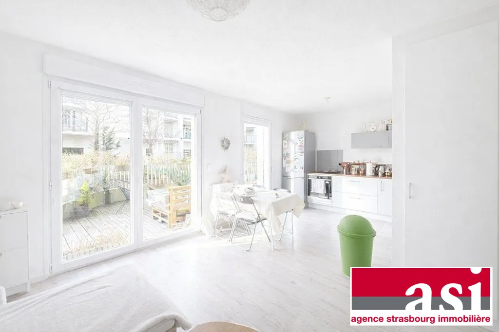 Séjour - Appartement avec Terrasse à Cronenbourg
