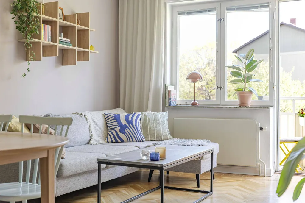 Soggiorno - Renovated Flat with Balcony in Linköping