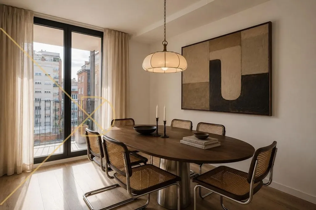 Salle à manger - Duplex Penthouse with Rooftop Terrace in Eixample Dreta