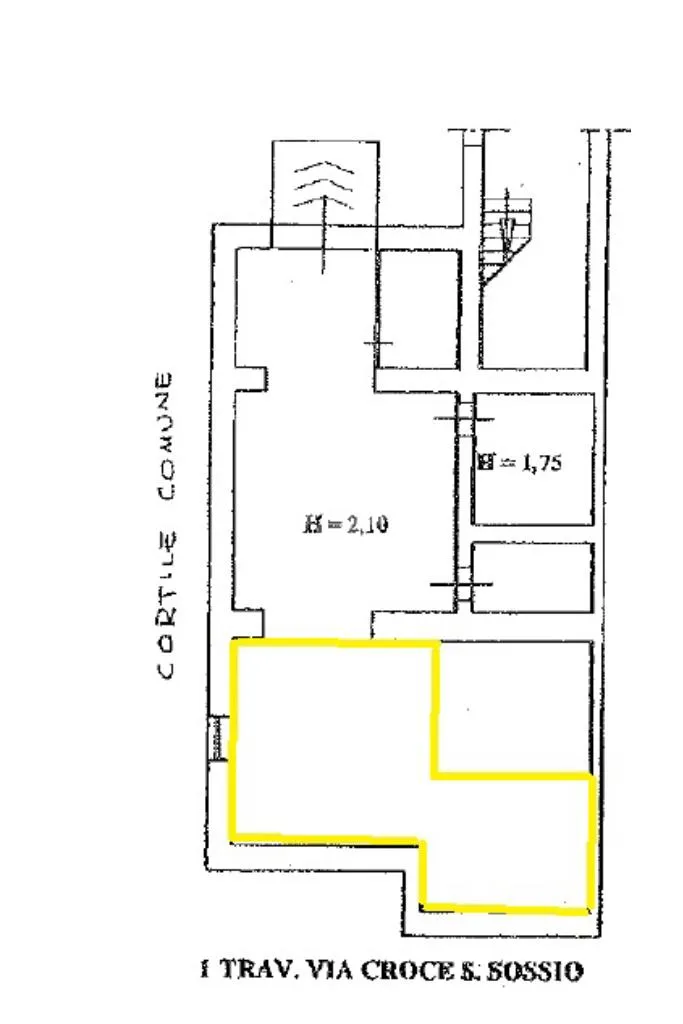 Plan - Nuda Proprietà Trilocale with Balconies in Frattamaggiore