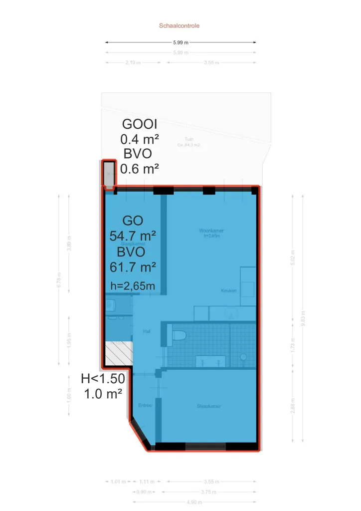 Plan - Apartment with Garden in Amsterdam West