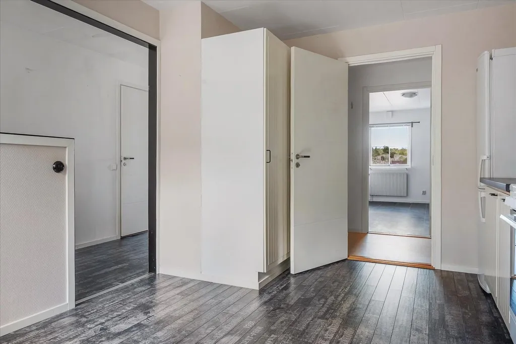 Köök - Apartment with Balcony in Central Strömstad
