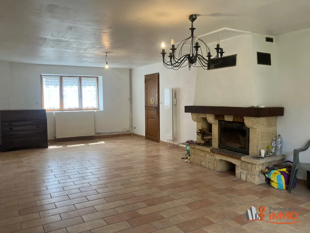 Séjour - Maison en Pierres avec Grange à Treigny