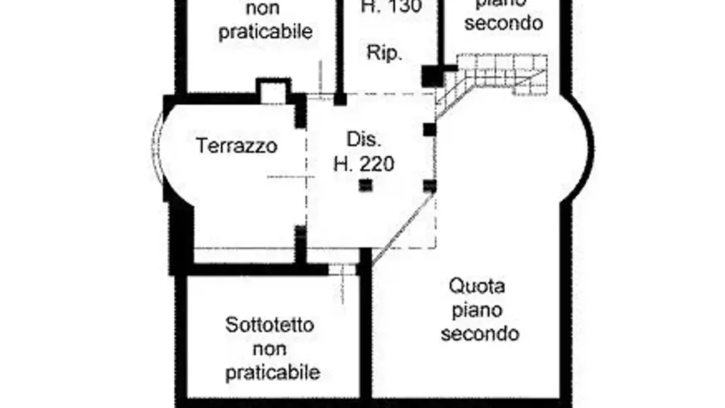 Plan - Terraced Villa with Private Garden in Modena