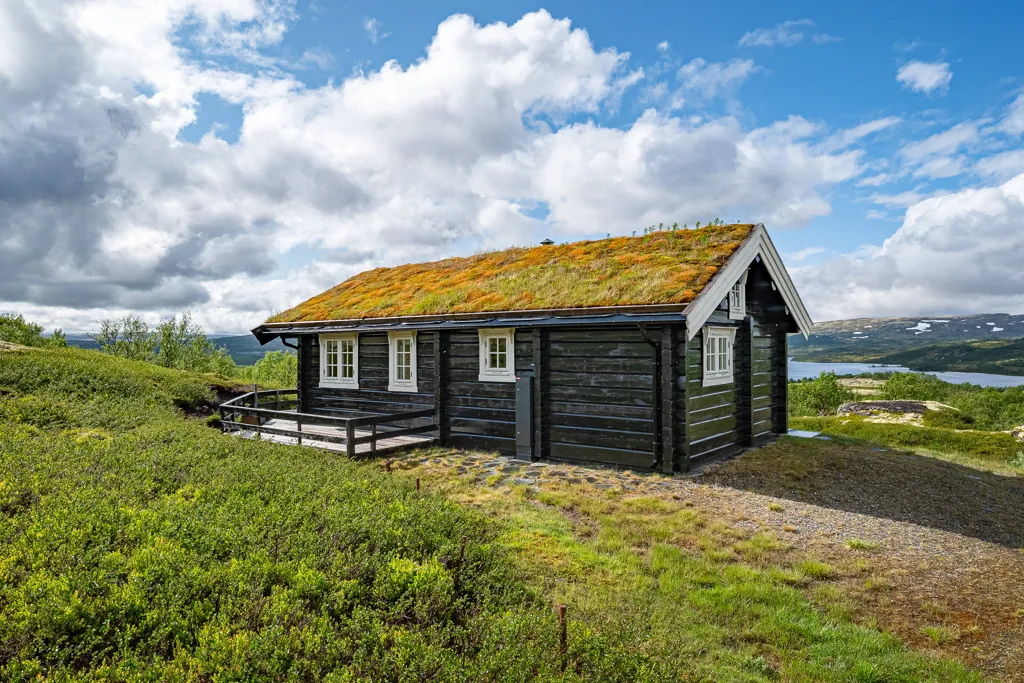 Extérieur - Traditional Timber Cabin with Mountain Views in Ålen