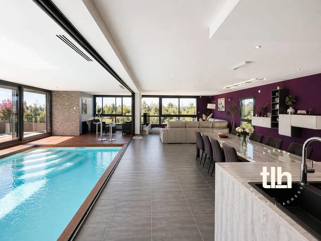Bassein - Contemporary Villa with Pool near Montpellier