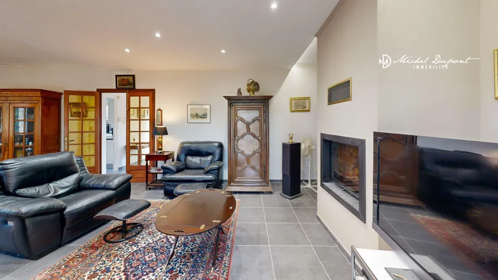 Living Room - Stone House with Pool in Périgord Noir