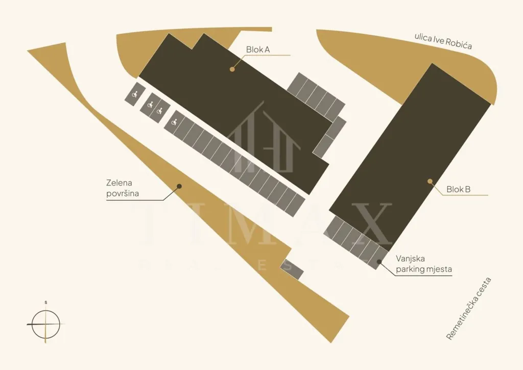 Plaan - Apartment with Parking in Lanište, Zagreb