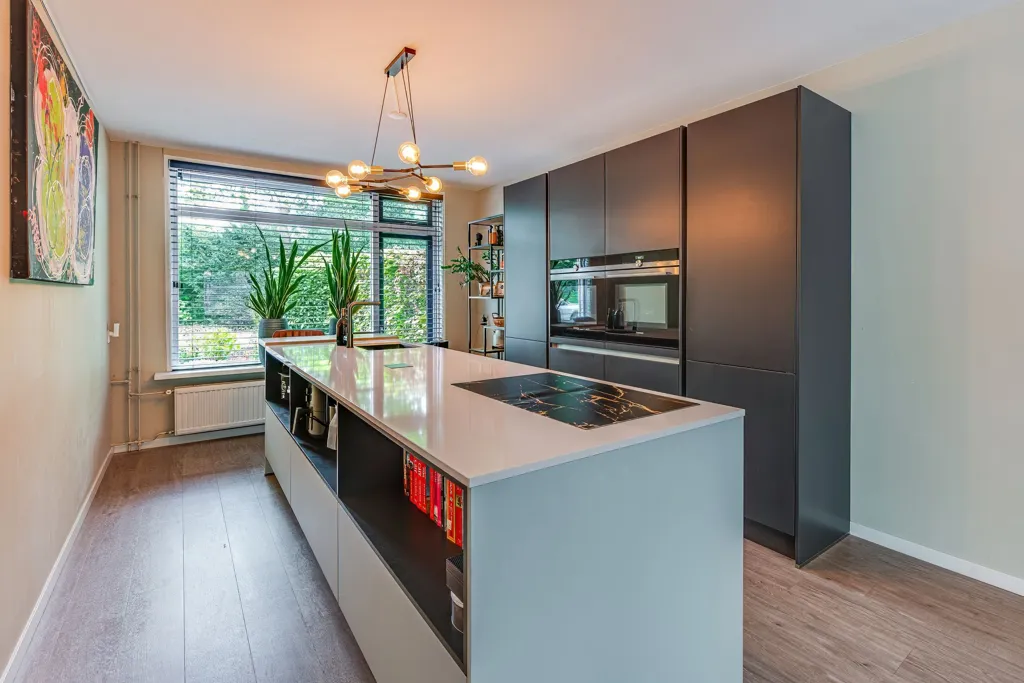Kitchen - Modernised Corner House with Garden in Huizen