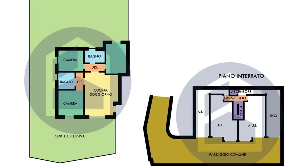 Plaan - Contemporary Apartment with Garden in Sarnico