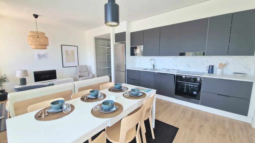 Cuisine - Modern Corner Flat with Balcony in Espoo