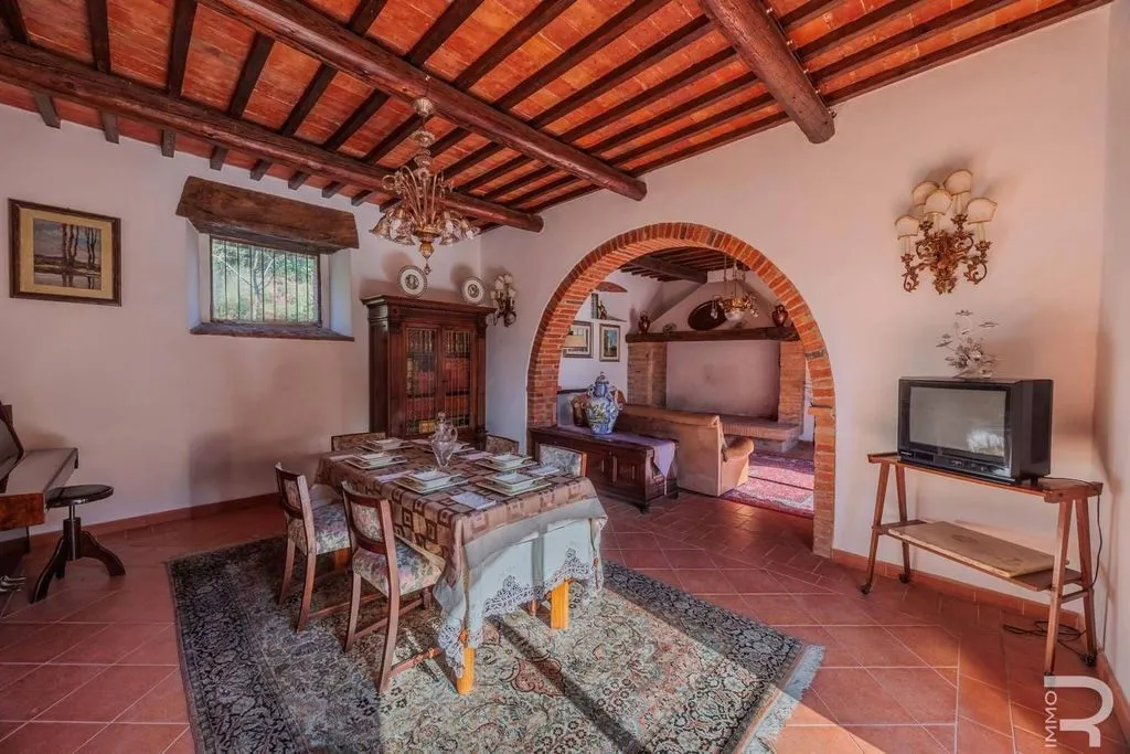 Salle à manger - Luxury Villa with Pool in Sinalunga, Tuscany