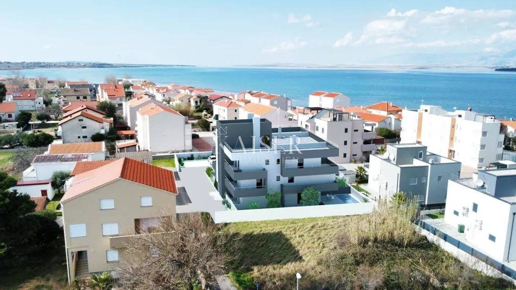 Vista aerea - Luxury Studio with Sea View in Nin