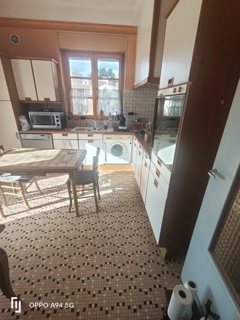 Kitchen - Renovated House with Garden in Aubenas