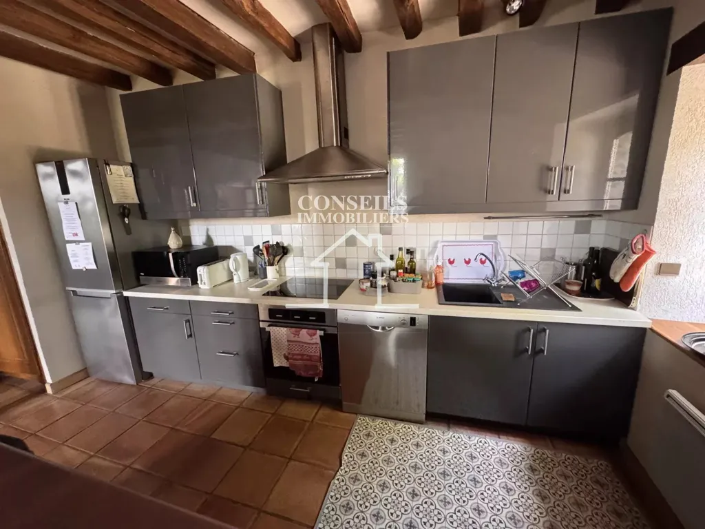 Cuisine - Fermette avec Piscine et Jardin à Précy-sur-Vrin