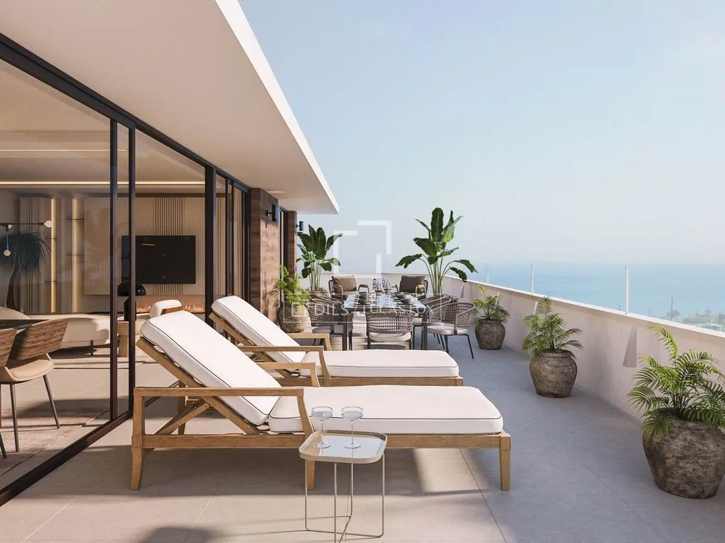 Terrass - Contemporary Penthouse with Sea View in Málaga