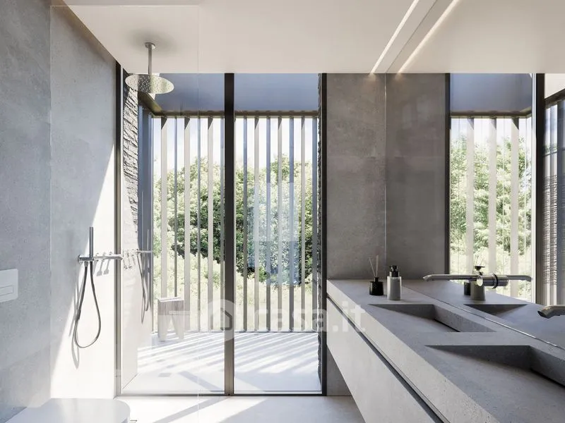 Bathrooms - Modern Villa with Lake View in Verbania