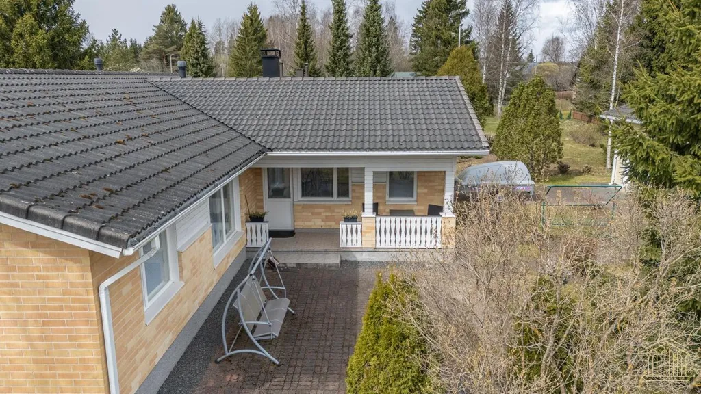 Vue aérienne - Detached House with Sauna in Pispala