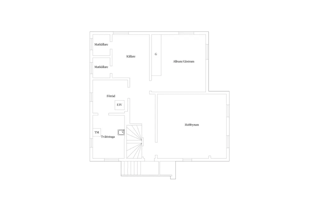 Planimetria - Funkis Villa with Garden in Örgryte