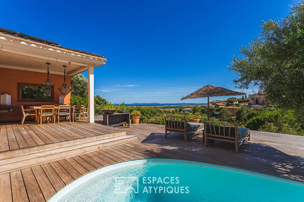Bassein - Villa with Sea View and Pool in Hyères