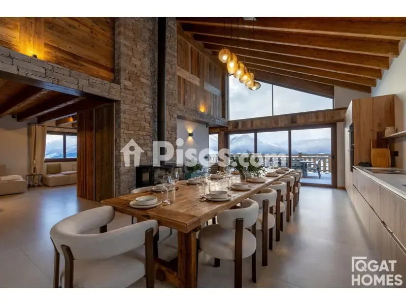 Salle à manger - Newly Built Chalet with Spa in Font-Romeu-Odeillo-Via