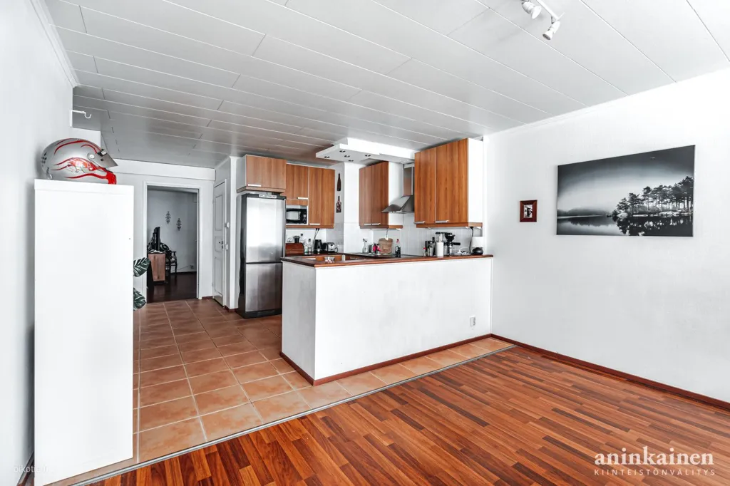 Köök - Flat with Glazed Balcony in Turku Centre