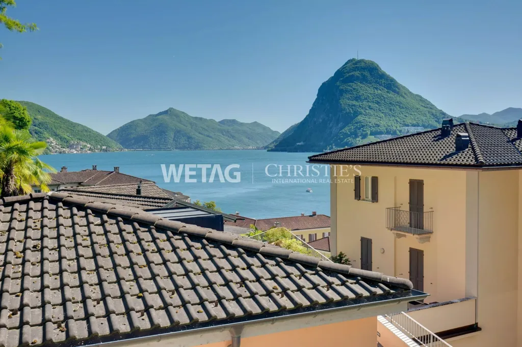 Terrass - Triplex Penthouse with Pool in Lugano-Castagnola