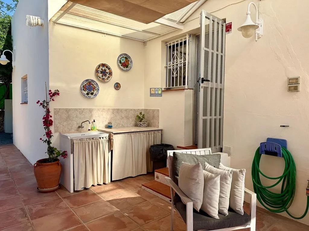 Terrasse - Chalet with Sea Views and Pool in Planet