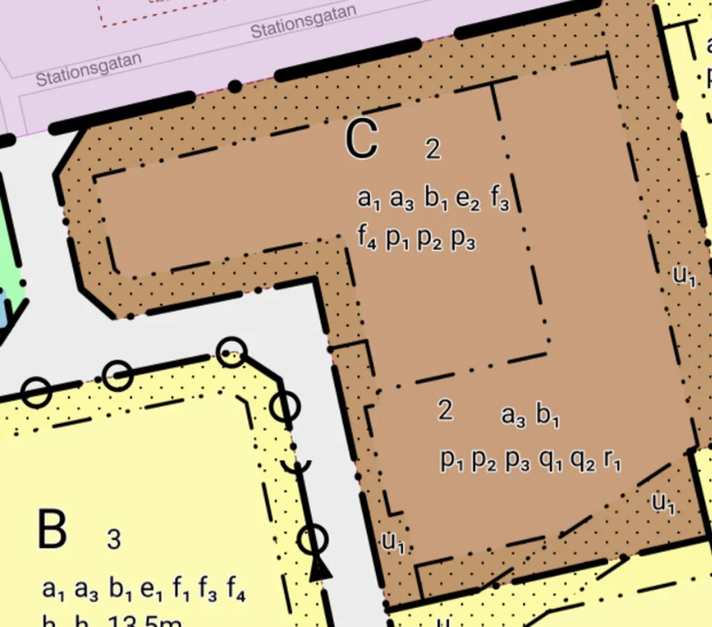 Planimetria - Historic Civic Centre with Development Potential in Central Getinge
