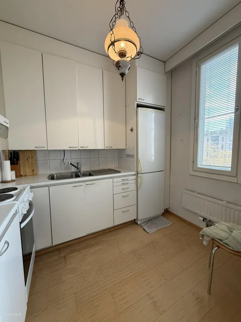 Cuisine - Studio Apartment with Glazed Balcony in Härkämäki