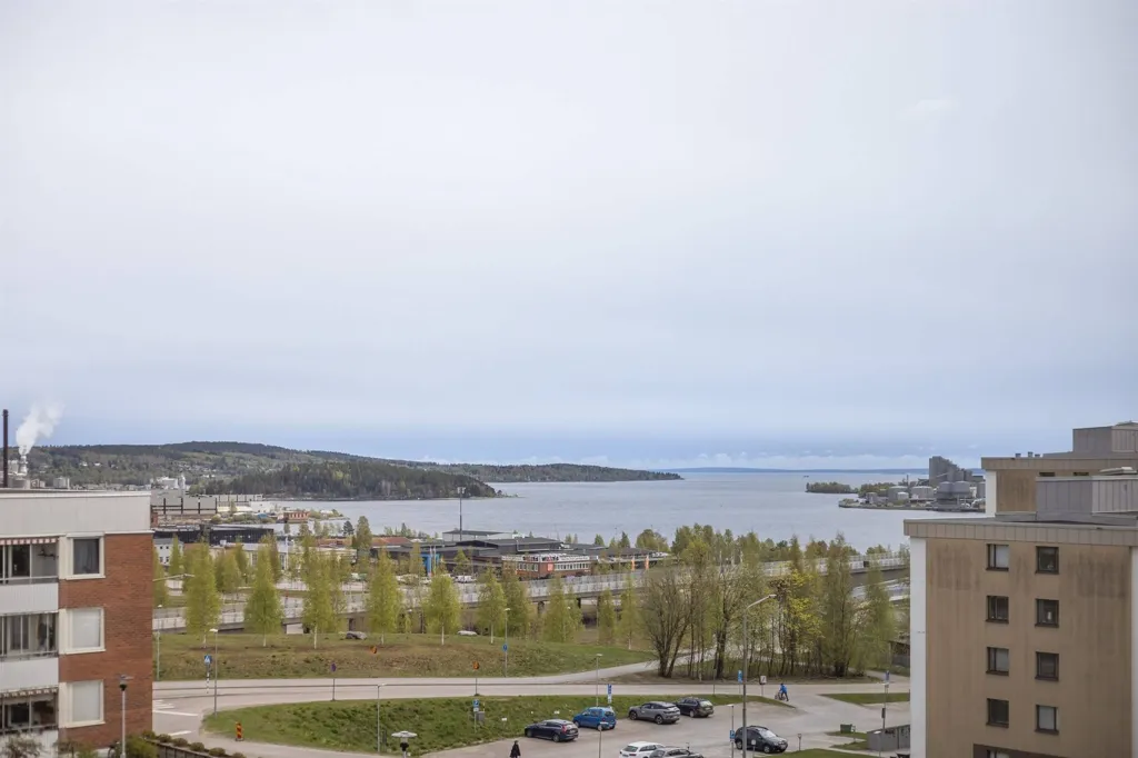 Balcony - Apartment with Balcony in Sundsvall