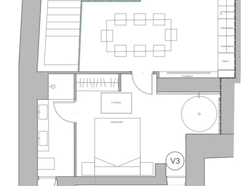 Planimetria - Classical Townhouse with Private Pool in Madrid Centre
