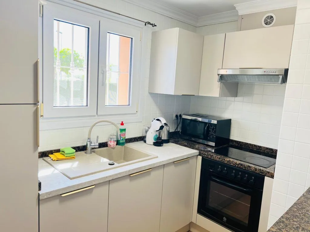 Cuisine - Furnished Apartment with Pool in Oliva Nova