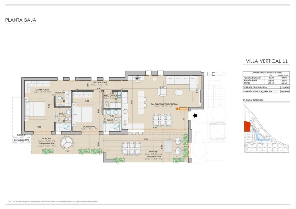 Plan - New-Build Villa with Sea View in Mar de Pulpí
