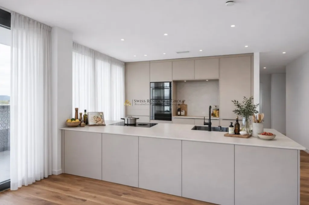 Köök - 5.5-Bedroom Apartment with Panoramic Views in Dübendorf