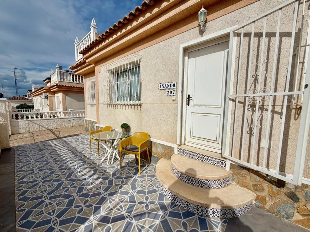 Terrasse - Renovated Adjoined House with Pool in Ciudad Quesada