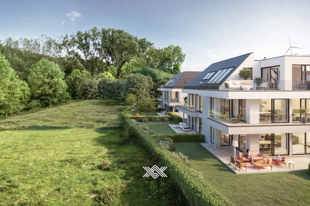 Õhuvaade - Penthouse with Large Terrace in Wielsbeke
