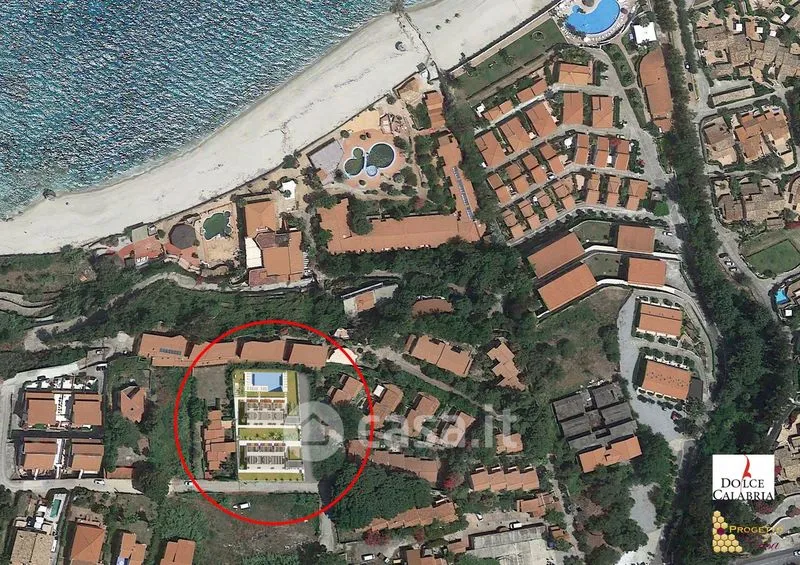 Vue aérienne - Modern Apartment with Sea View in Parghelia