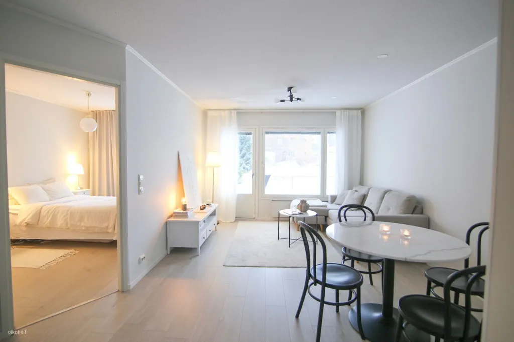 Living Room - Modern Flat with Sauna in Joensuu
